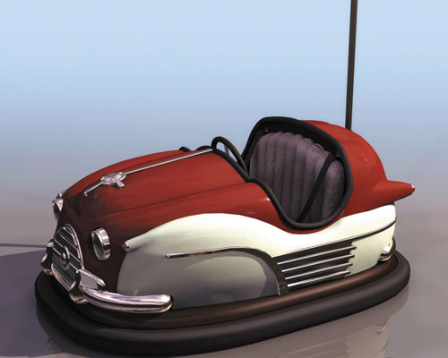 Pictures of classical bumper cars
