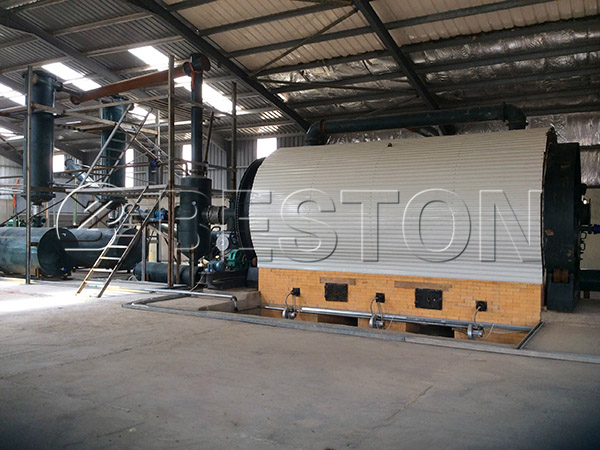 waste tire to oil pyrolysis plant for sale