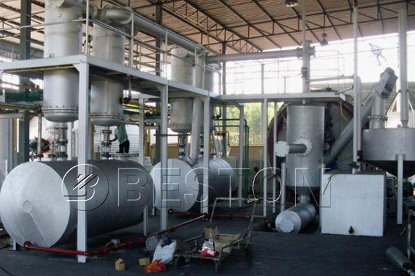 Plastic Waste Into Oil Pyrolysis Plant