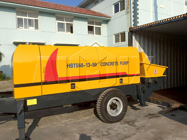 mobile concrete pump