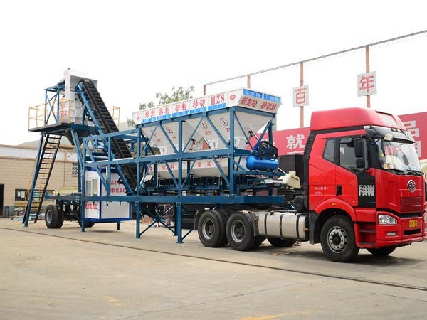 mobile concrete batching plant