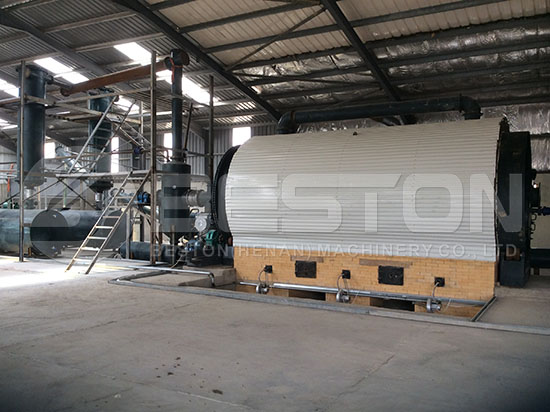 BLJ-16 Tyre Pyrolysis Plant in Jordan