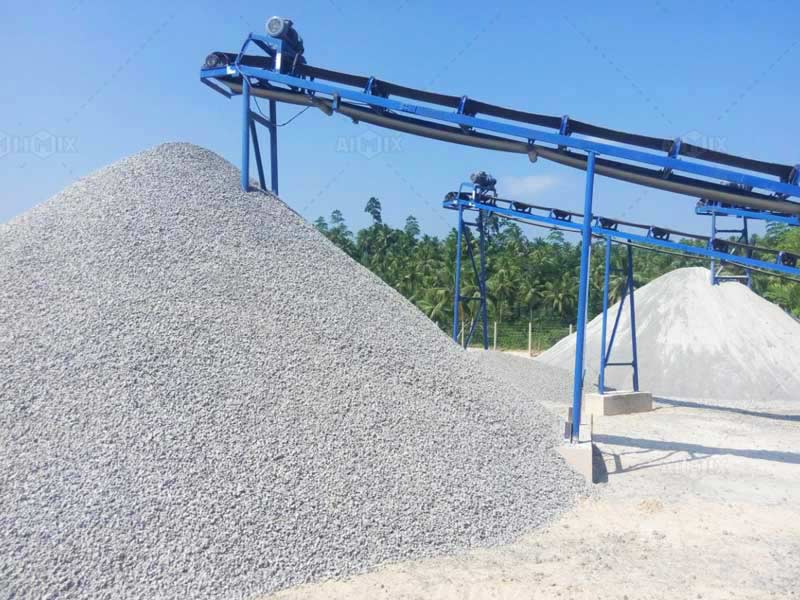 final products produced by crusher plant